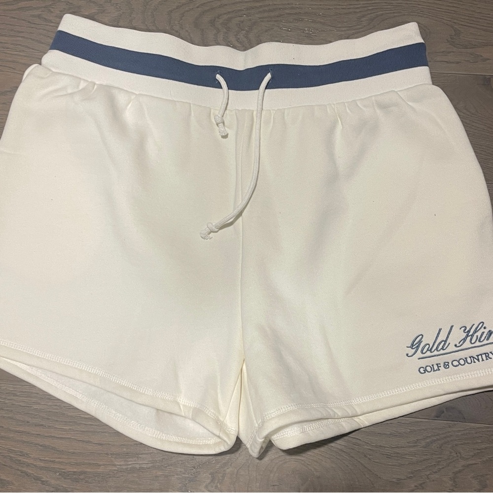 Gold Hinge- Country Club Wide Band sweat Shorts